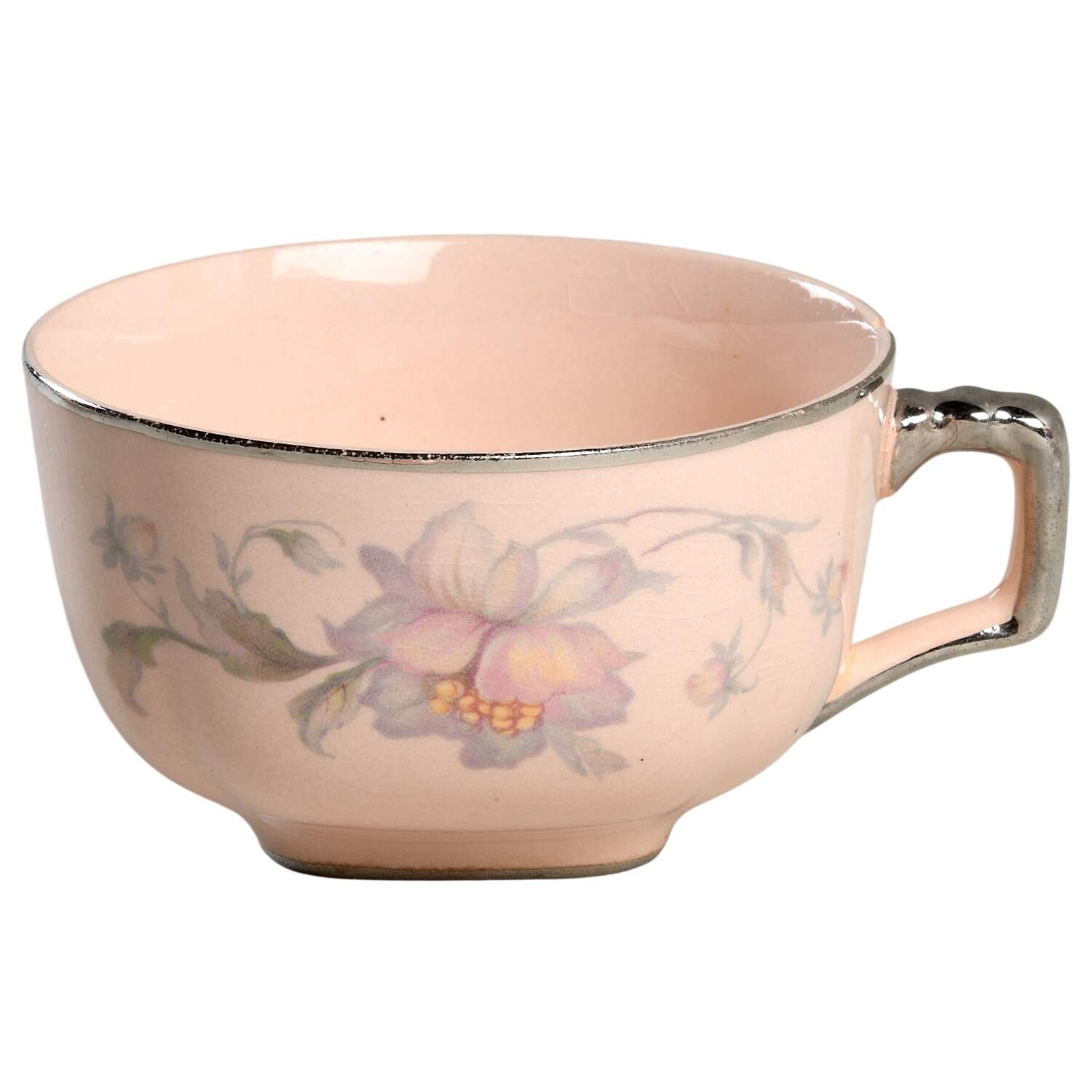 Silver Moon Peach Footed Cup by Limoges-American-1