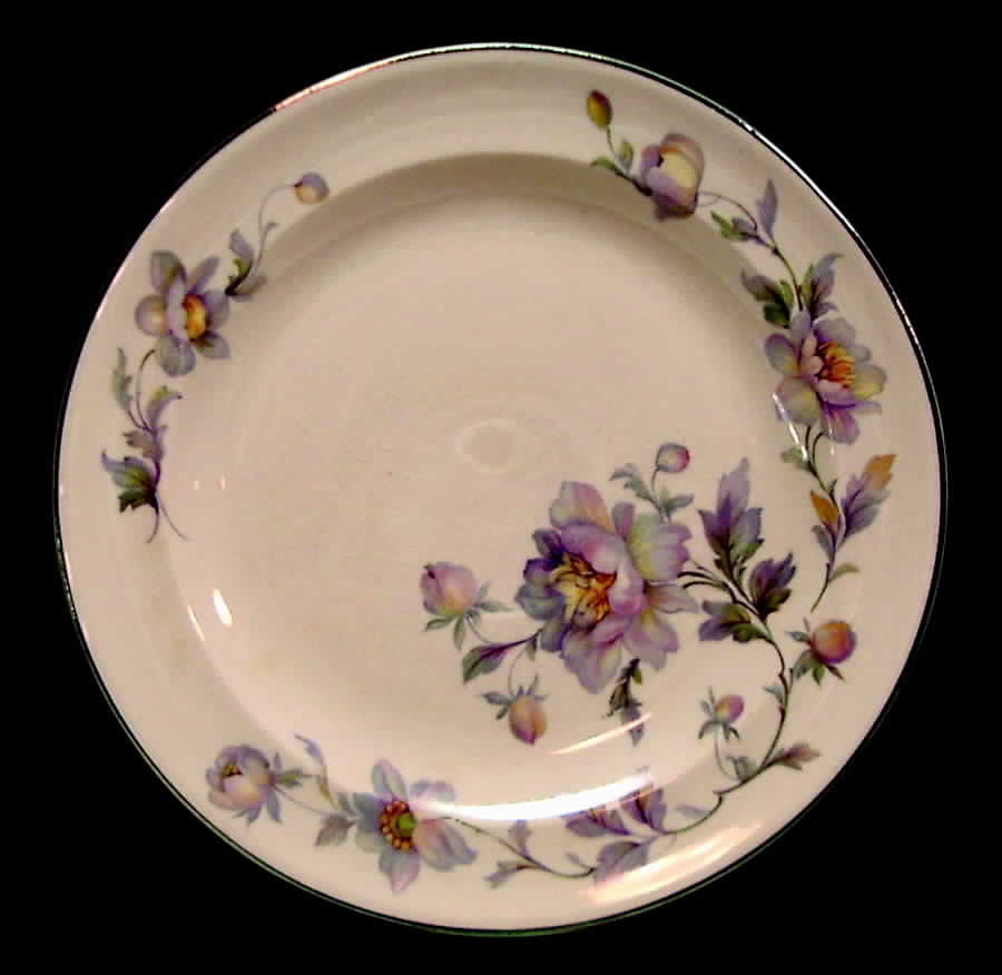 Silver Moon Peach Dinner Plate by Limoges-American-1