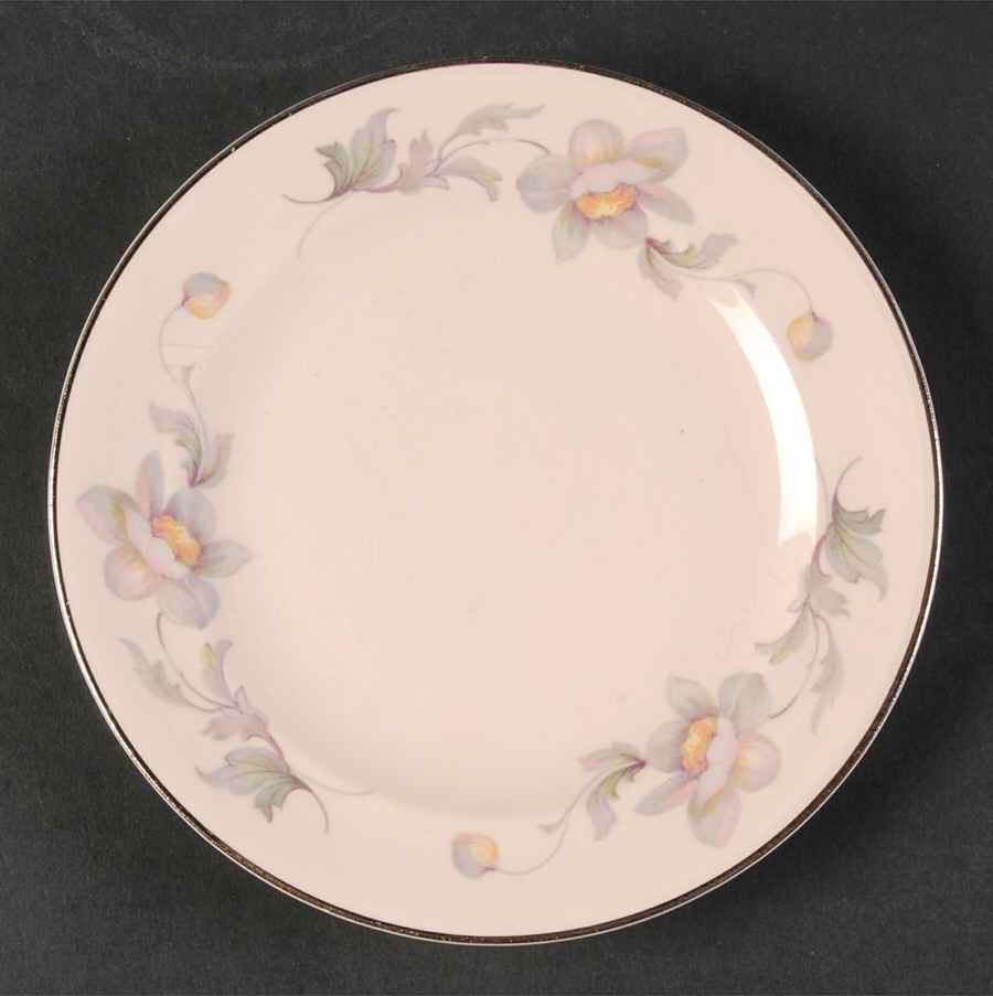 Silver Moon Peach Bread & Butter Plate by Limoges-American-1