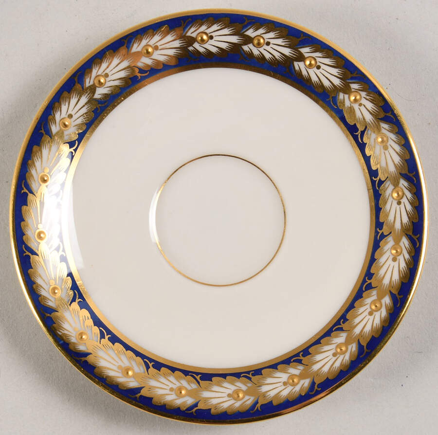 Pembrooke Blue Saucer for Demitasse Cup by Lenox-1
