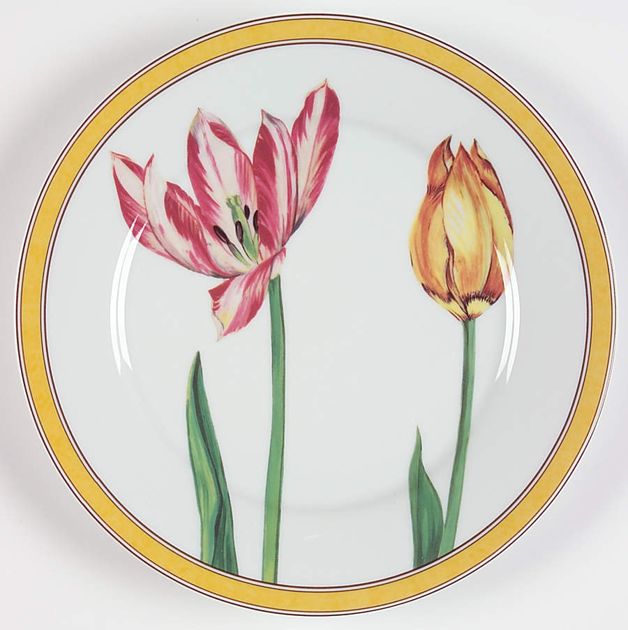 Tulipes Salad/Dessert Plate by Laure Japy-1