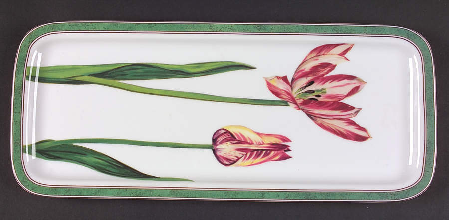 Tulipes Oblong Cake Plate by Laure Japy-1