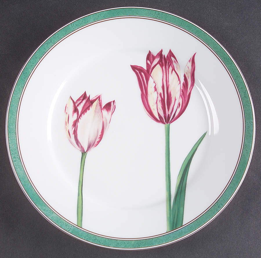 Tulipes Salad/Dessert Plate by Laure Japy-1