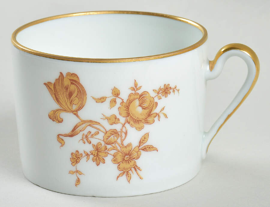LCT14 Flat Cup by Limoges Castel-1
