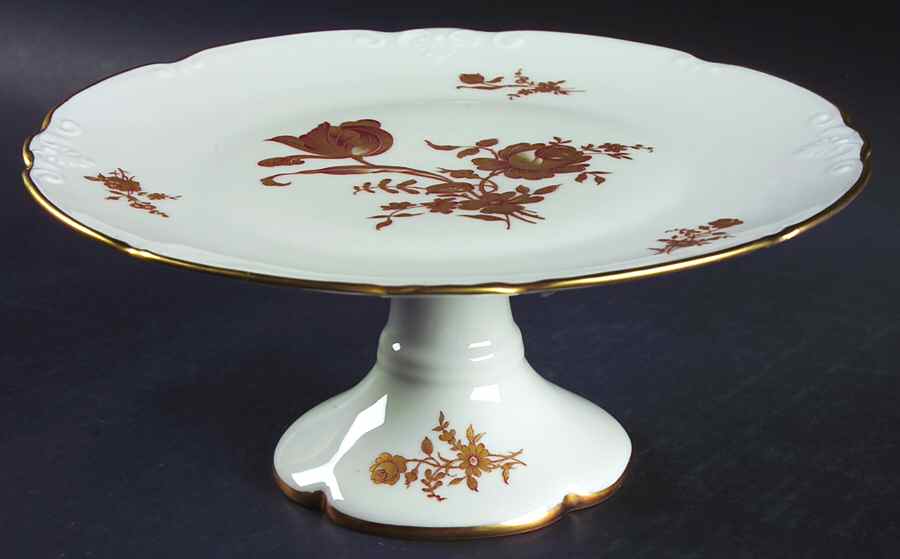 LCT14 9" Diameter Pedestal Cake Stand by Limoges Castel-1