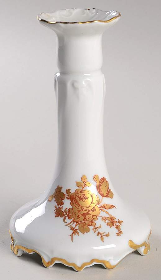 LCT14 Single Light Candlestick by Limoges Castel-1