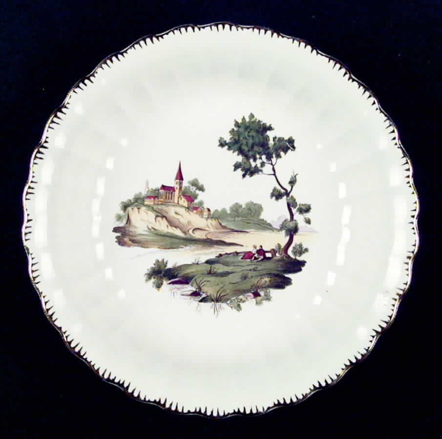 Chateau France (FIligree 1KGFE) Coupe Soup Bowl by Limoges-American-1