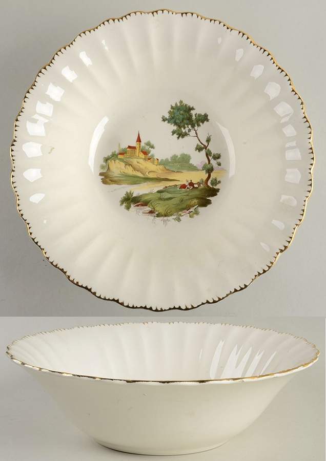 Chateau France (FIligree 1KGFE) 9" Round Vegetable Bowl by Limoges-American-1