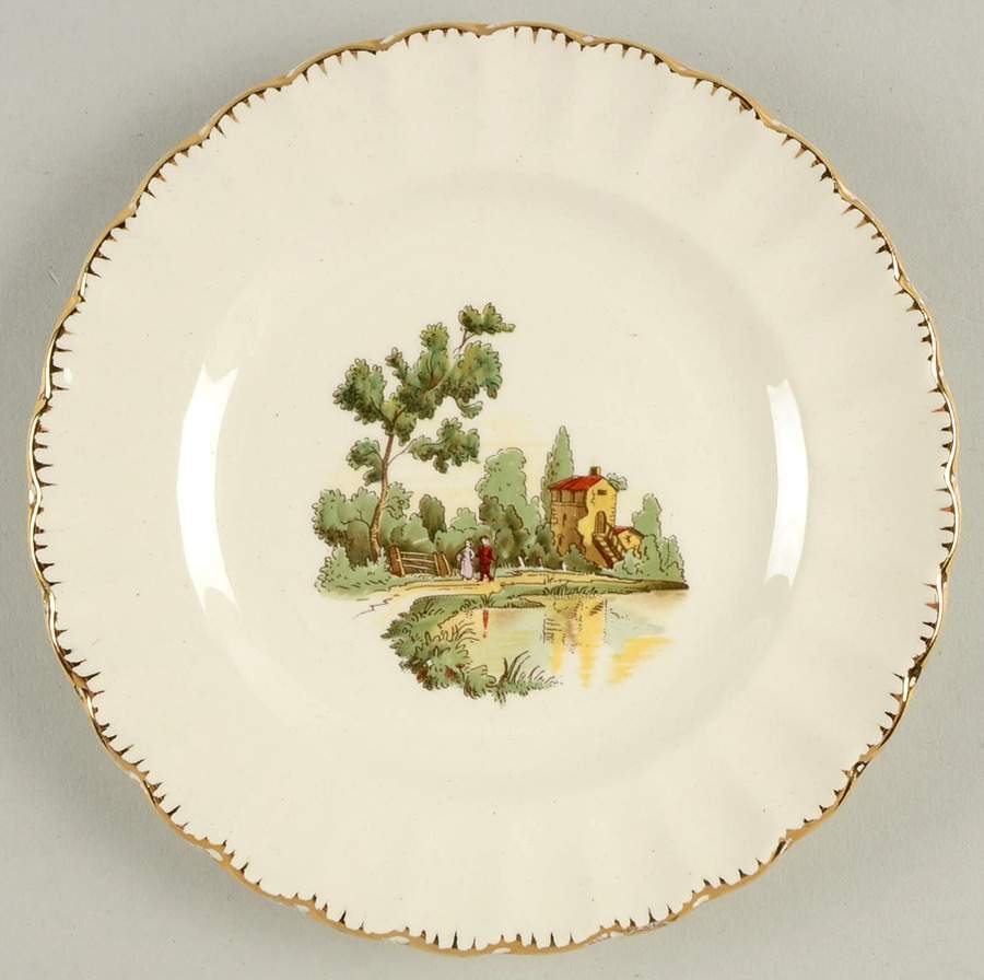 Chateau France (FIligree 1KGFE) Bread & Butter Plate by Limoges-American-1