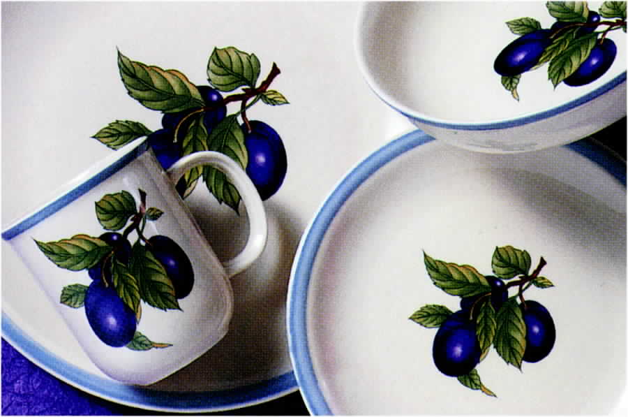 Plum Dinner Plate by Lynn's China-1