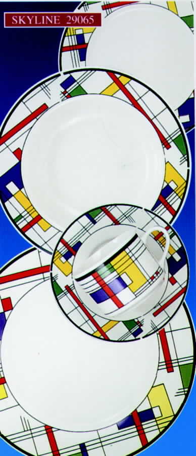 Skyline Dinner Plate by Lynn's China-1