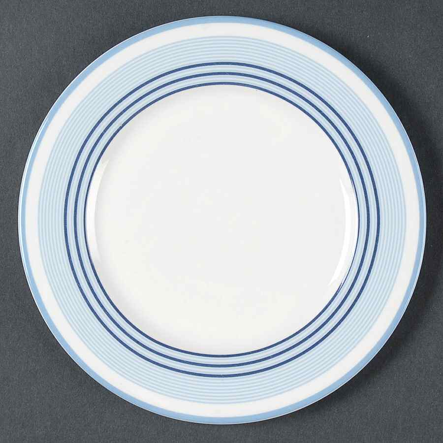 Shirting Stripe Blue Bread & Butter Plate by Ralph Lauren China-1