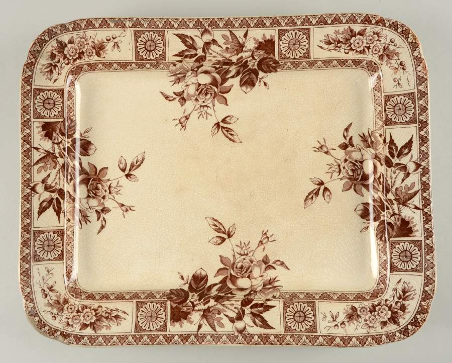 Garfield 15" Oval Serving Platter by Lazarus Straus & Sons-1