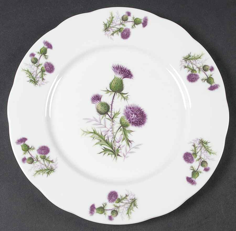 The Thistle Salad Plate by Luckenbooth-1