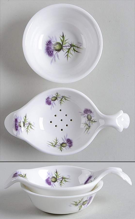 The Thistle Tea Strainer & Bowl by Luckenbooth-1