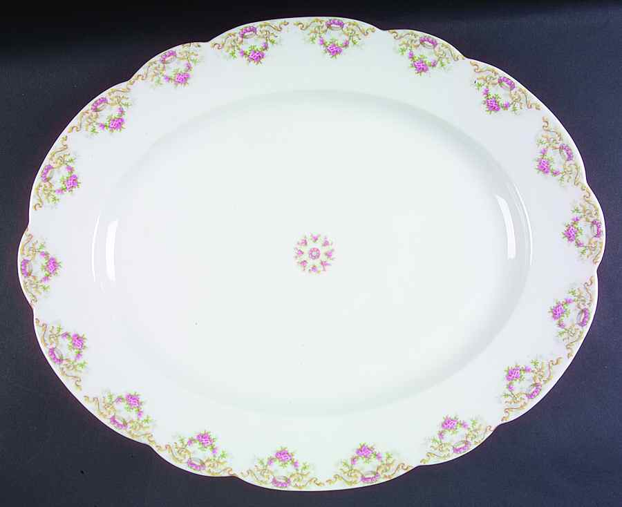 4290 17" Oval Serving Platter by Tressemanes & Vogt-1