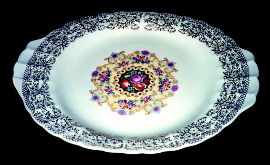 LIA27 14" Oval Serving Platter by Limoges-American-1