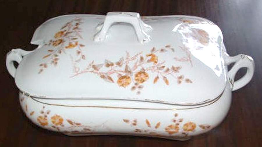 1942 Rectangular Tureen & Lid by Lazarus Straus & Sons-1