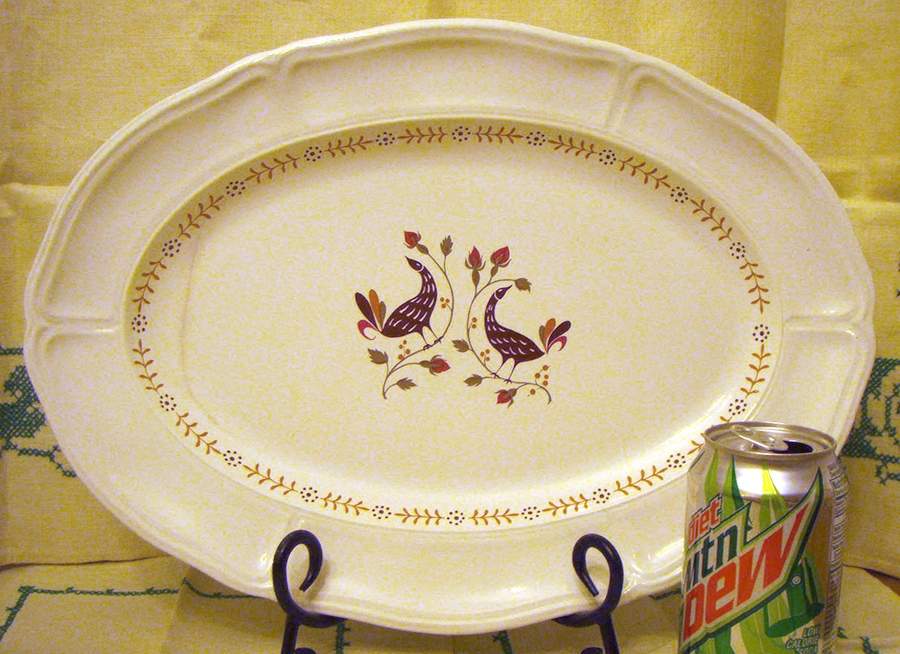 Valley Forge 15" Oval Serving Platter by Liberty Hall-1