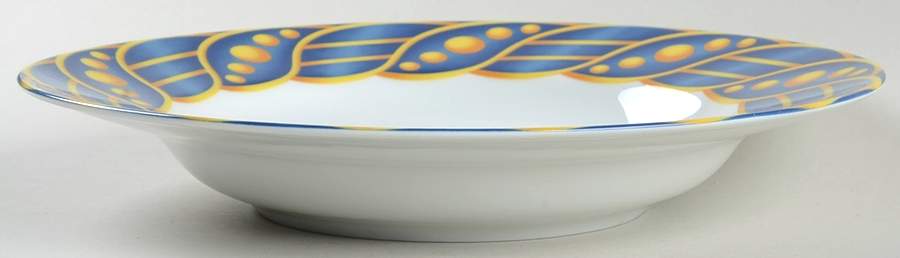 Ali Baba Blue Rim Soup Bowl by Laure Japy-1