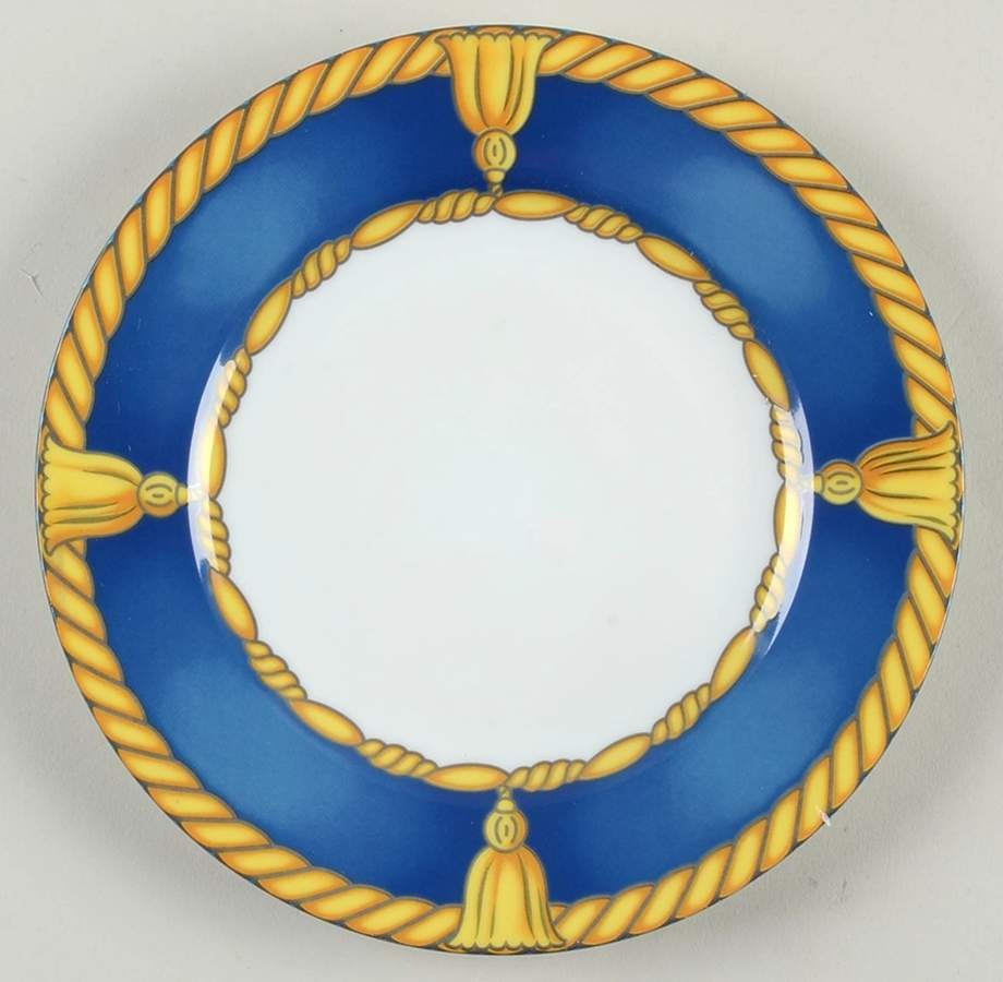 Ali Baba Blue Bread & Butter Plate by Laure Japy-1
