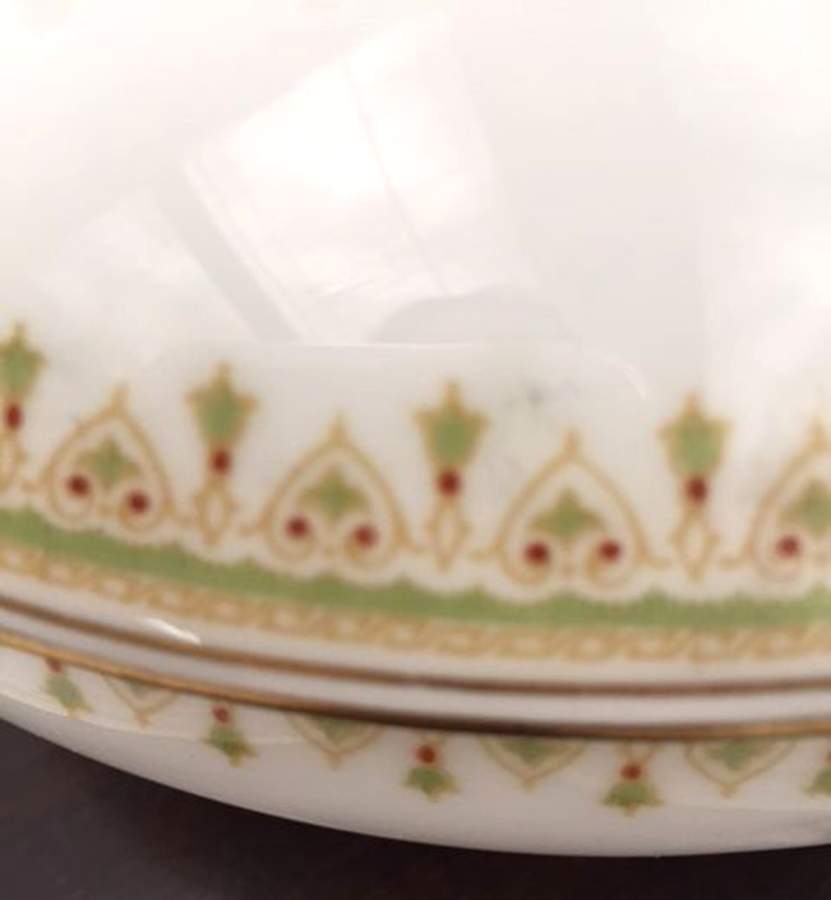 LIM77 Round Covered Vegetable by Limoges-French-1