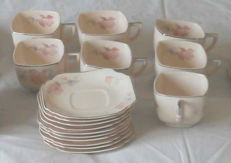 Bel Clare Footed Cup & Saucer Set by Limoges-American-1