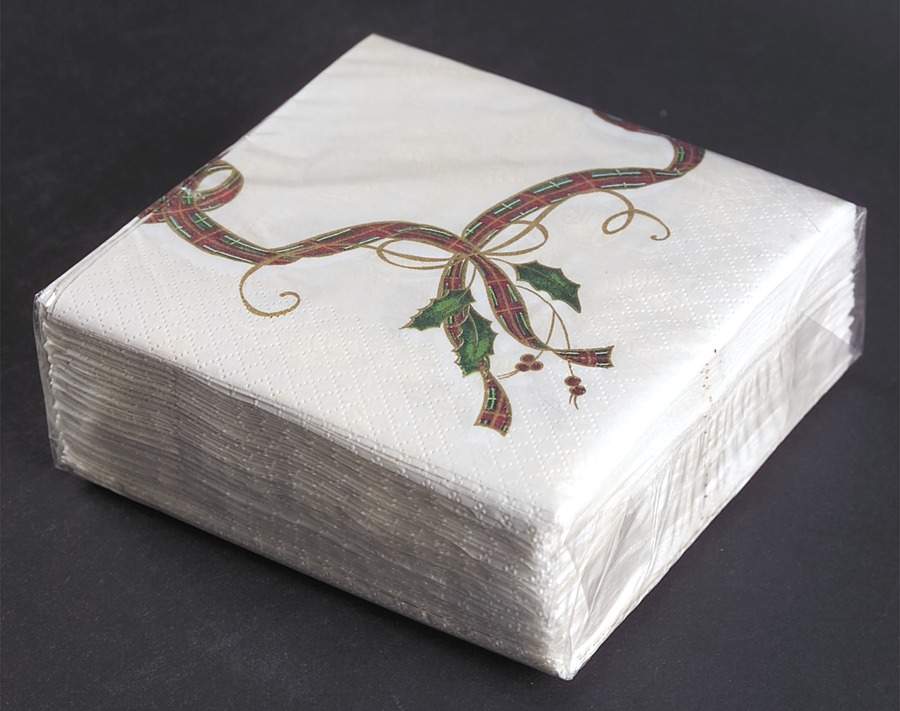 Holiday Nouveau Gold Package of Paper Beverage Napkins by Lenox-1