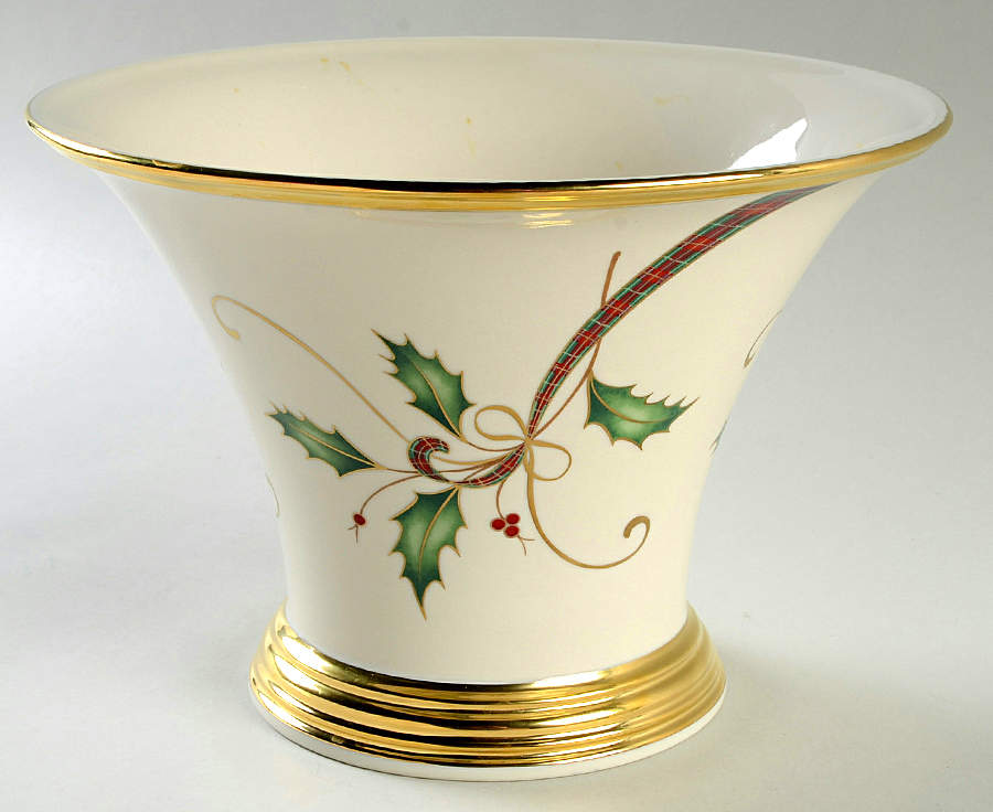 Holiday Nouveau Gold Centerpiece/Console Bowl by Lenox-1