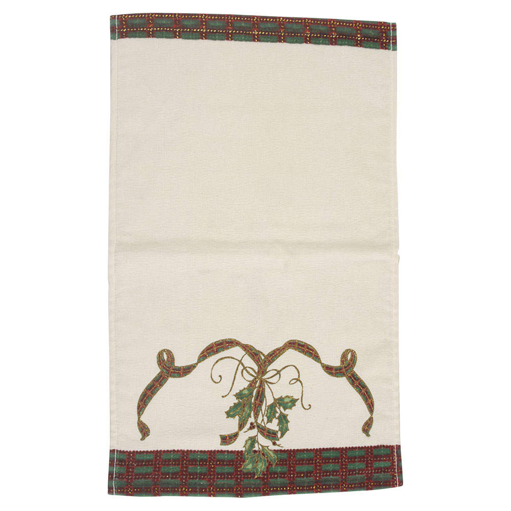 Holiday Nouveau Gold Cloth Fingertip Towel by Lenox-1