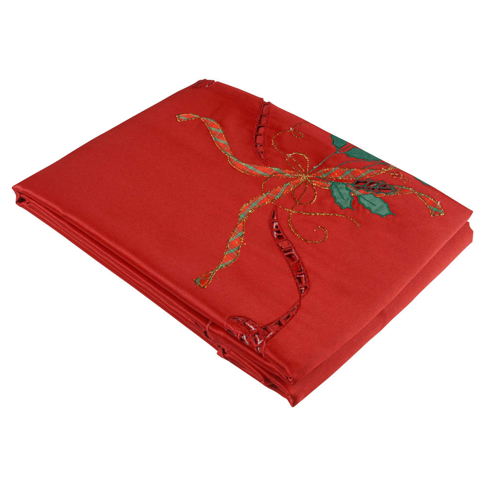 Holiday Nouveau Gold 60" X 120" Oblong Tablecloth by Lenox-1