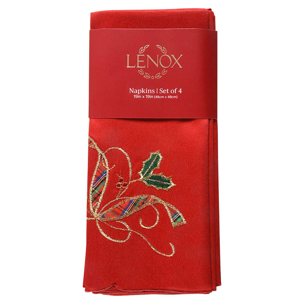 Holiday Nouveau Gold Cloth Napkin - Set of 4 by Lenox-1