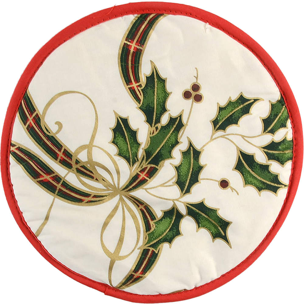 Holiday Nouveau Gold Cloth Potholder by Lenox-1