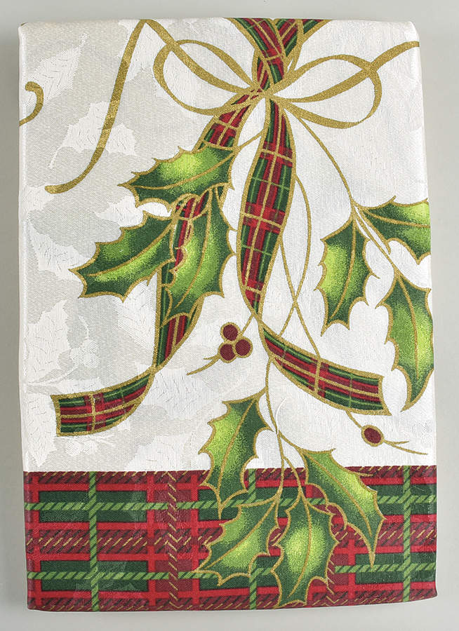 Holiday Nouveau Gold 70" X 70" Shower Curtain by Lenox-1