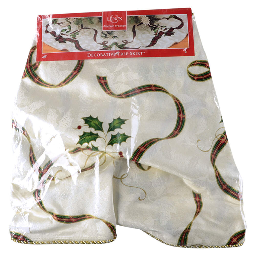 Holiday Nouveau Gold Tree Skirt by Lenox-1