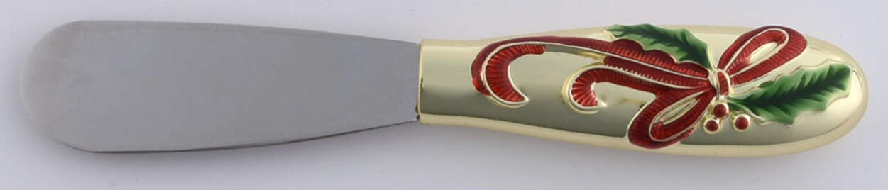Holiday Nouveau Gold Individual Cheese Spreader by Lenox-1