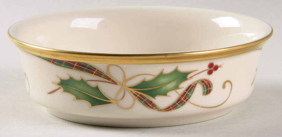 Holiday Nouveau Gold Fruit/Dessert (Sauce) Bowl by Lenox-1