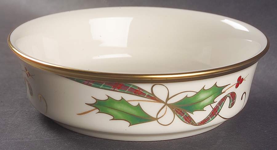 Holiday Nouveau Gold Fruit/Dessert (Sauce) Bowl by Lenox-1