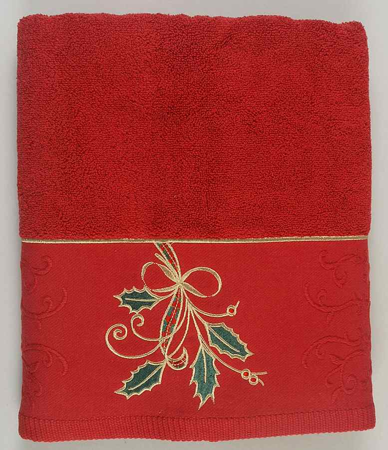 Holiday Nouveau Gold Bath Towel by Lenox-1