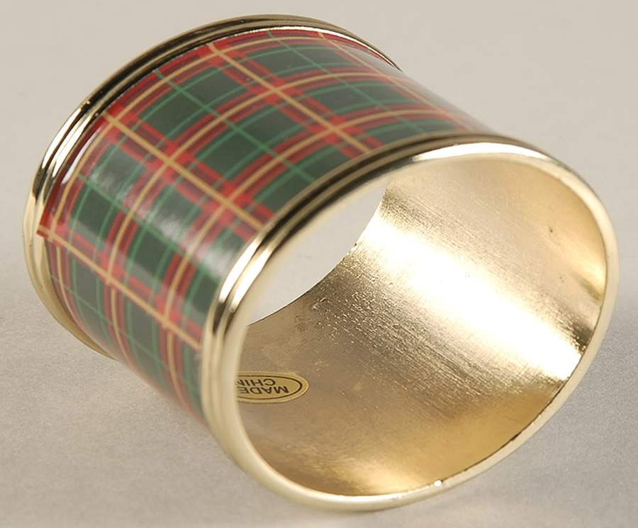 Holiday Nouveau Gold Metal Napkin Ring by Lenox-1