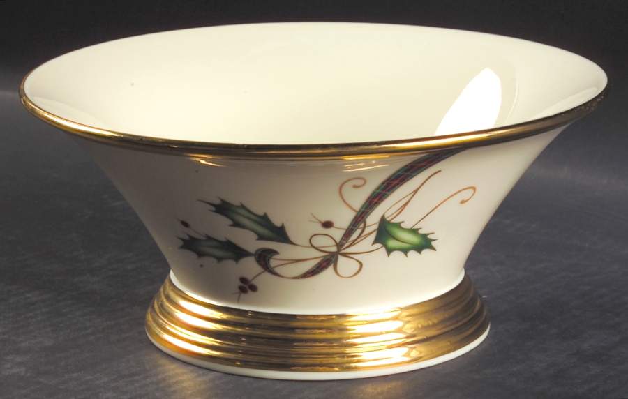 Holiday Nouveau Gold 8" Round Vegetable by Lenox-1