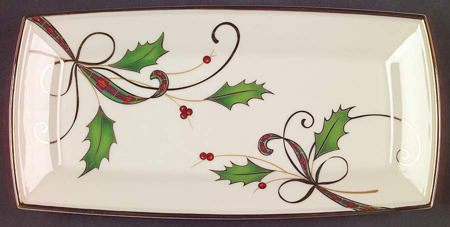 Holiday Nouveau Gold Towel Tray by Lenox-1