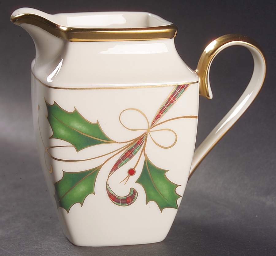 Holiday Nouveau Gold Square Creamer by Lenox-1