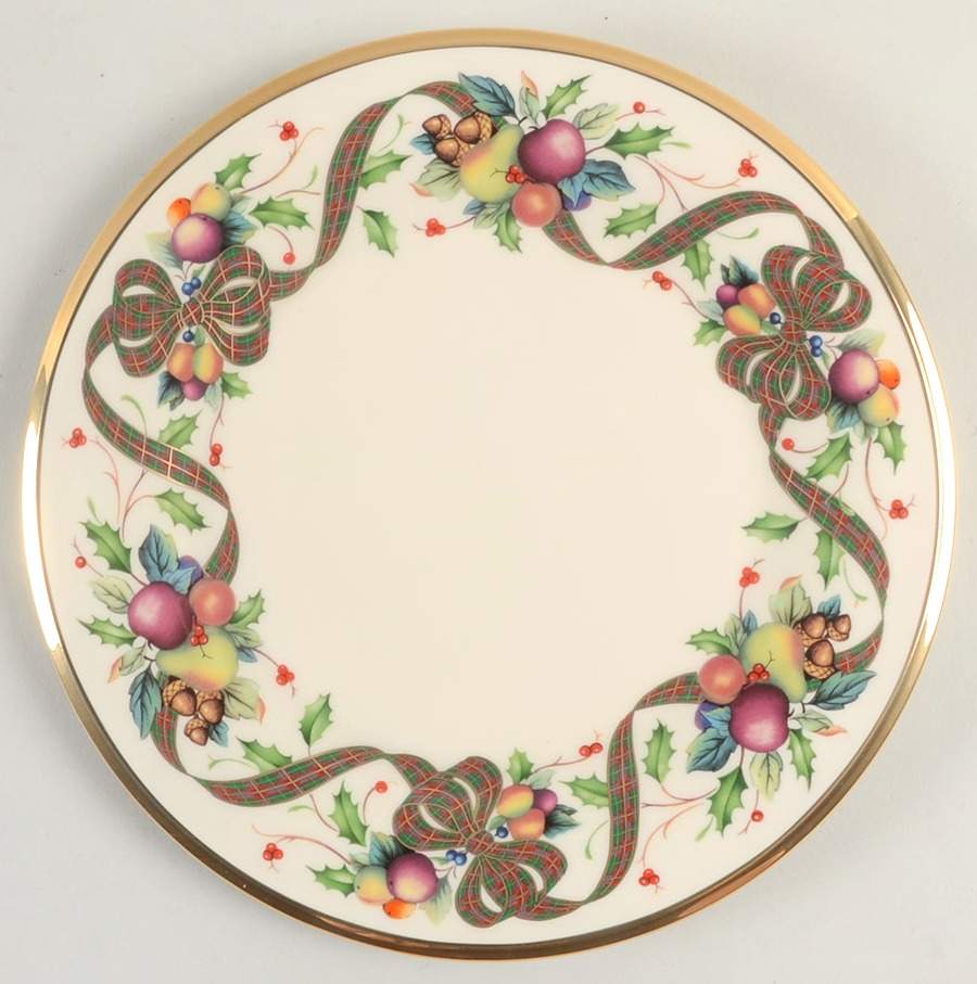 Holiday Tartan Salad Plate by Lenox-1
