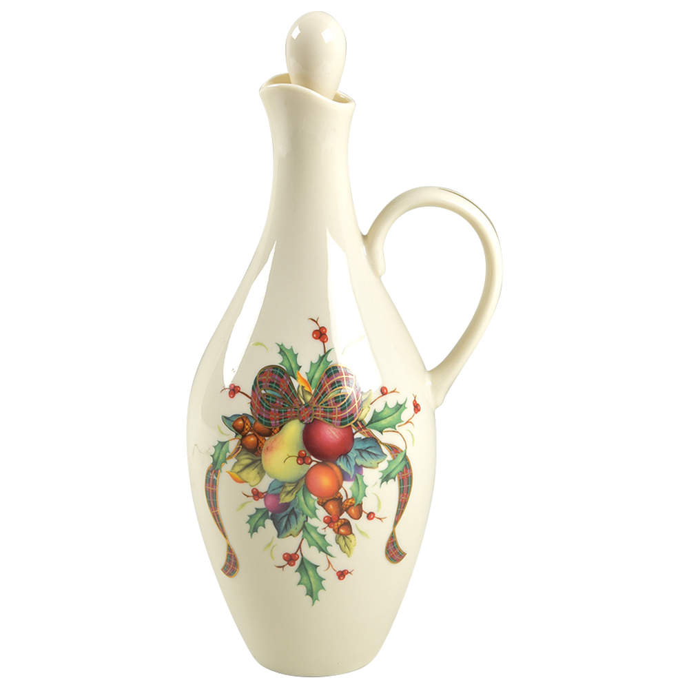 Holiday Tartan Oil Jar/Cruet & Stopper by Lenox-1