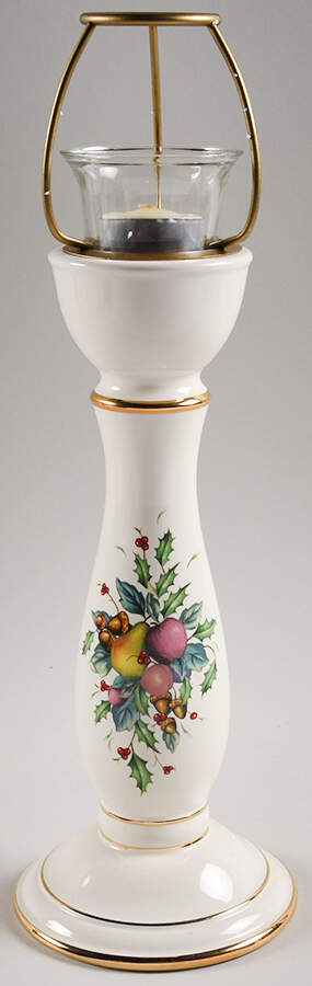Holiday Tartan Candle Lamp No Shade by Lenox-1