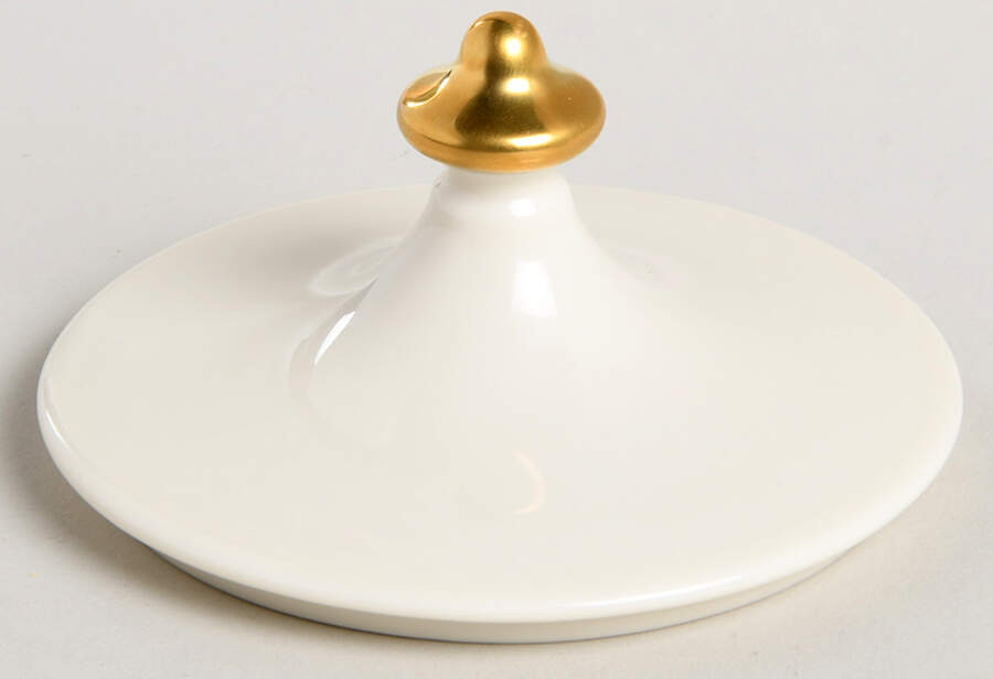 Holiday Tartan Lid for Sugar Bowl by Lenox-1