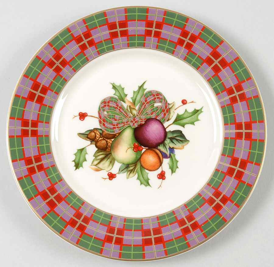 Holiday Tartan Party Plate by Lenox-1