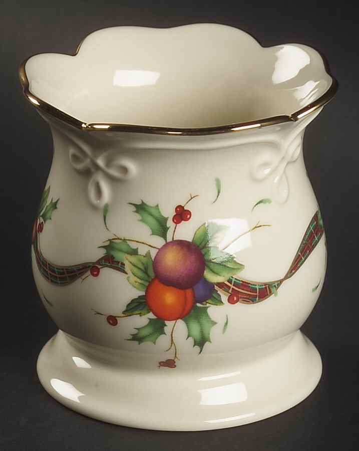 Holiday Tartan Votive Candleholder by Lenox-1