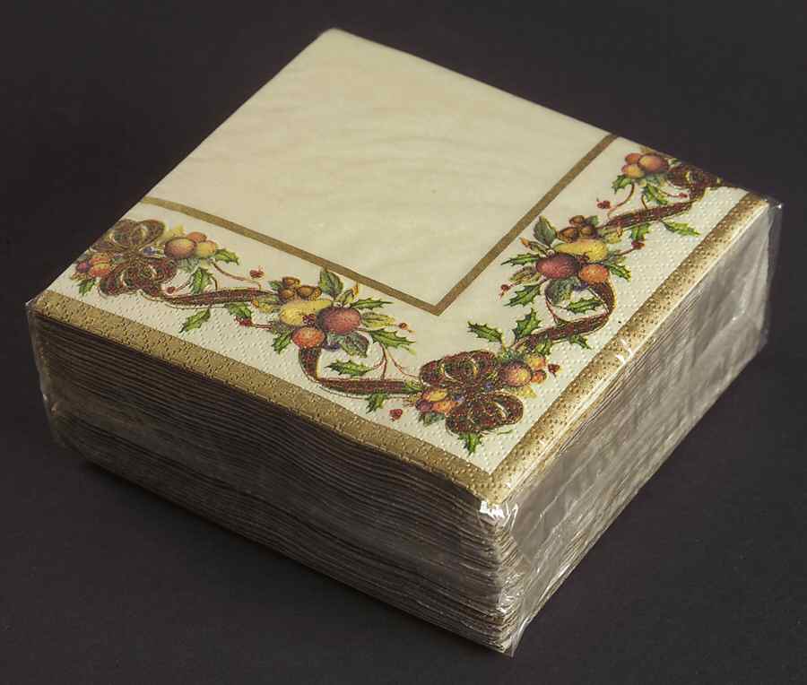 Holiday Tartan Package of Paper Beverage Napkins by Lenox-1